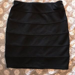 Black fitted pencil skirt  3/$20 sale!